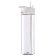 750ml AquaMax Hydrate Sports Bottle in Clear/White