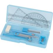 Custom branded promotional 9 piece school geometry set