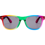 Branded rainbow sunglasses printed with your logo from Total Merchandise