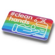 Recycled Full Colour Rectangular Branded Badge For Social Distancing, From Total Merchandise
