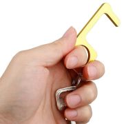 Custom Engraved Metal Hand Hygiene Tool Keyrings from Total Merchandise