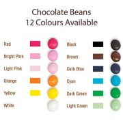 Promotional Individually Named Chocolate Bean Pots with a Choice of Colours from Total Merchandise