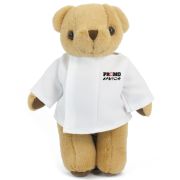 Custom Branded Honey Jointed Lab Coat Teddy Bears for Beauticians & Healthcare Services