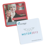 Custom printed Foam Base Coaster in square shape from Total Merchandise