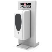 Branded Countertop Hand Sanitising Stations in White with your Logo from Total Merchandise