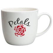 Branded Kent Bone China Mugs in Whiten with a design from Total Merchandise