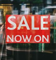 Branded Large Self Cling Window Sticker for Shop Windows, Cars and More from Total Merchandise