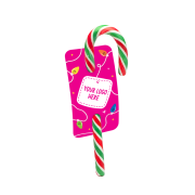 Promotional Info Card Candy Canes printed with your company logo from Total Merchandise