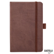 Custom Branded Ivory Tucson Pocket Notebooks in Brown with your Company Logo from Total Merchandise