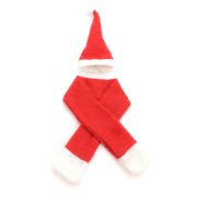 Mini Bottle Hat & Scarf Set for Promotional Mailable Christmas Hamper Boxes by Total Merchandise