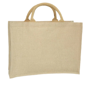 Natural Medium Juco Bags with Short Handles