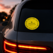 Lifestyle image of the Reflective Stickers by Total Merchandise