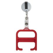 Branded Hygiene Handle With Pull Reel in Red/White colour