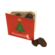 Promotional Chocolate Christmas Cards Printed with your festive message by Total Merchandise