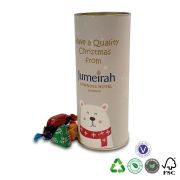 Promotional Large Eco Sweet Tubes filled with a choice of chocolates by Total Merchandise
