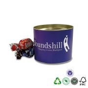 Full colour printed Small Eco Sweet Tubes filled with a choice of chocolates by Total Merchandise