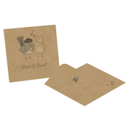 Branded Small Kraft Seed Envelopes in natural colours with unique design by Total Merchandise