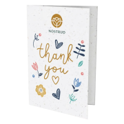 Promotional Seed Paper Greeting Cards with design of your choice by Total Merchandise