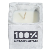 Branded Concrete Vegan Candles in Marble colour with your logo engraved by Total Merchandise