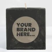 Small Concrete Vegan Candle Pot
