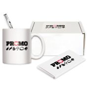 Custom printed Electra-Vienna Mug Gift Set with your company logo by Total Merchandise