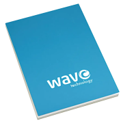 Branded A5 Recycled Book Till Receipt in Ocean Blue cover colour by Total Merchandise