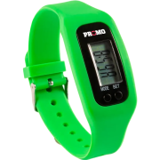 Promotional Silicone Wristband Pedometers for tracking steps and calories by Total Merchandise
