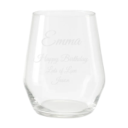 Logo Branded Infinity Whisky Tumbler with an engraved design from Total Merchandise