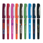 Customisable Presley Gel Softy Pens printed with your logo in full-colour from Total Merchandise