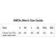 AWDis Men's Cotton Polo Shirt size guide
