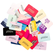 Full colour printed promotional 10pc Mood Motivation Cards with custom logo by Total Merchandise