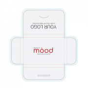 Box for 20pc Mood Motivation Cards with printed company logo by Total Merchandise