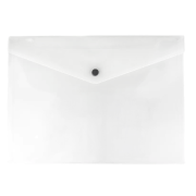 A4 Popper Document Wallets in Clear