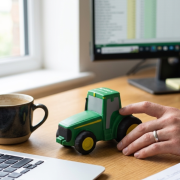 Lifestyle image of the Stress Tractors company branded by Total Merchandise