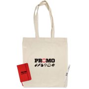 Promotional Event Bag Bundles with a Tote Bag, Red Notebook and Antibacterial Pen with A Logo