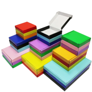 Box Colour Options for Custom Printed Brownie Brew Boxes by Total Merchandise