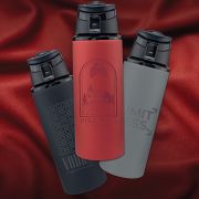 Custom Branded Vadar Soft Feel Metal Bottles with Varnish Print from Total Merchandise