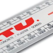 Printed scale rulers for office merchandise