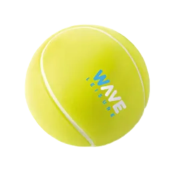 Promotional Tennis Ball Sun Block in Yellow with branding by Total Merchandise