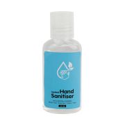 Branded 55ml Hand Sanitiser in a Translucent Bottle with a Label Printed by Total Merchandise