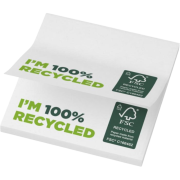 75x75mm Recycled Sticky Notes in White