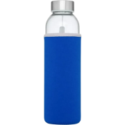 Bodhi Glass Bottle with a blue sleeve  from Total Merchandise