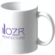 Promotional Bahia Mug in White Printed with a Logo by Total Merchandise