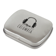 Promotional Rectangular Mint Tin With A Design From Total Merchandise - Silver
