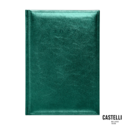 Corporate Colombia Cream A5 Daily Diary in China Blue is customised by Total Merchandise.
