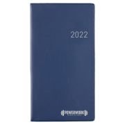 Custom Branded Euroselect Weekly Pocket Diaries in Dark Blue from Total Merchandise