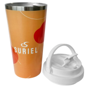 UK Printed Oxy Insulated Metal Coffee Cups Branded in Full Colour All Over by Total Merchandise