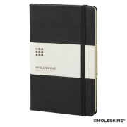 Promotional Large Moleskin Classic Plain Hard Cover Notebook with a design from Total Merchandise