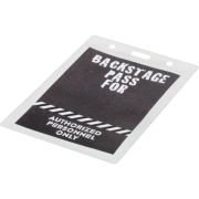 Promotional Printed Lorenzo PVC Badge Holder with A printed Design From Total Merchandise