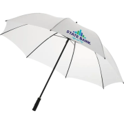 Logo branded 23" Auto Open Umbrellas with a printed design from Total Merchandise